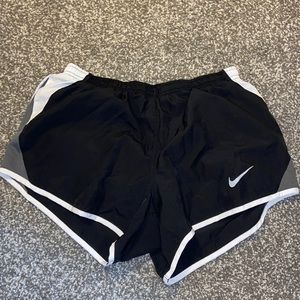 Women’s Nike black white and gray athletic shorts size medium